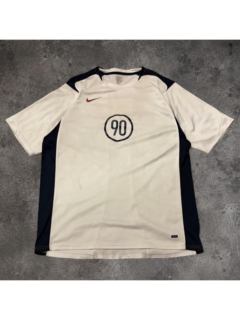 Nike Men's White and Cream Jersey